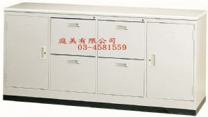 TMJ124-25 6尺二門四抽隔間櫃 176x45x8